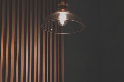 Free Photo of Turned-on Pendant Light Stock Photo