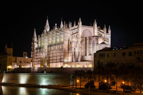Cathedral of Saint Mary of Palma at Night