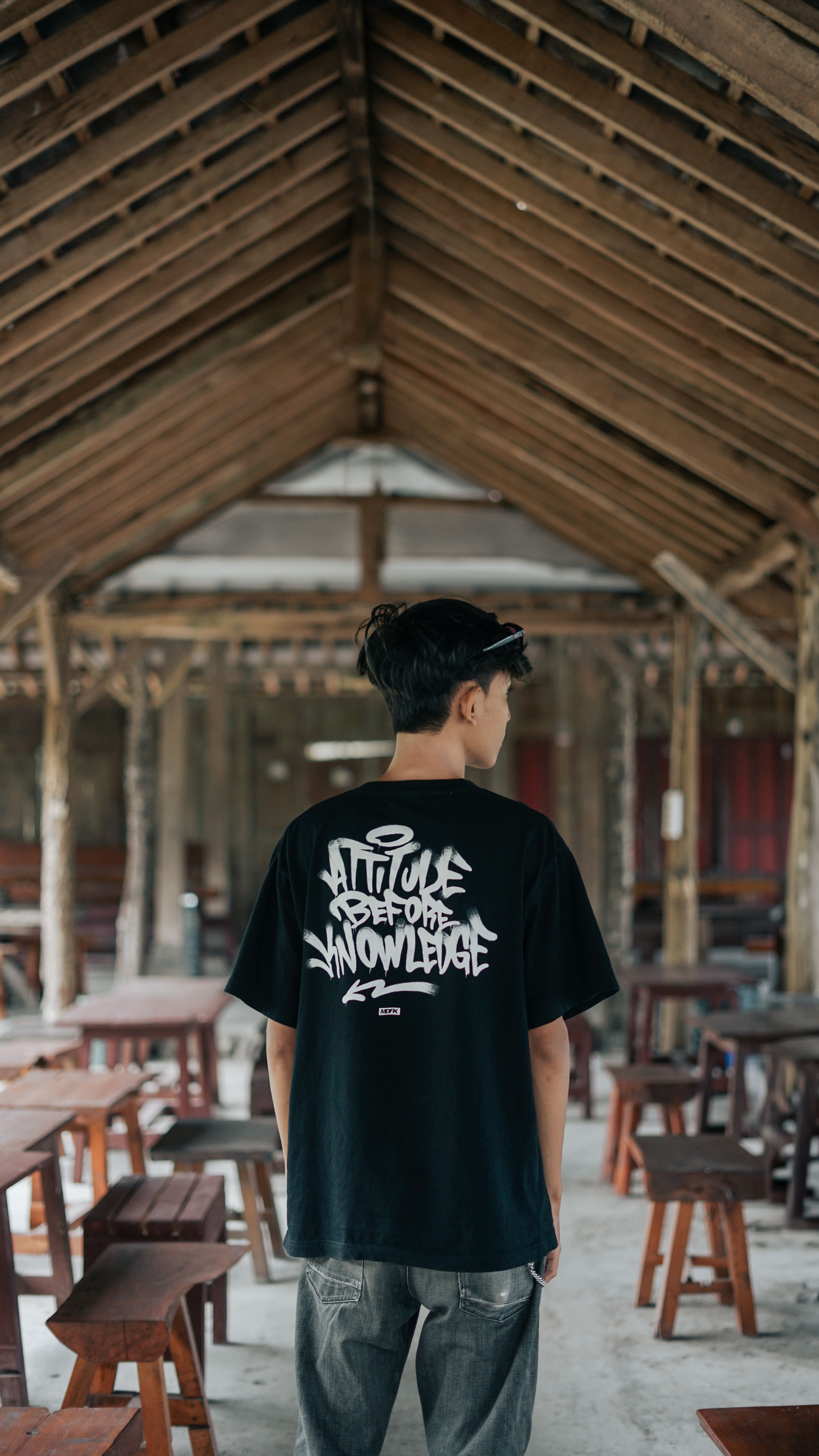 Camiseta Preta Estampada