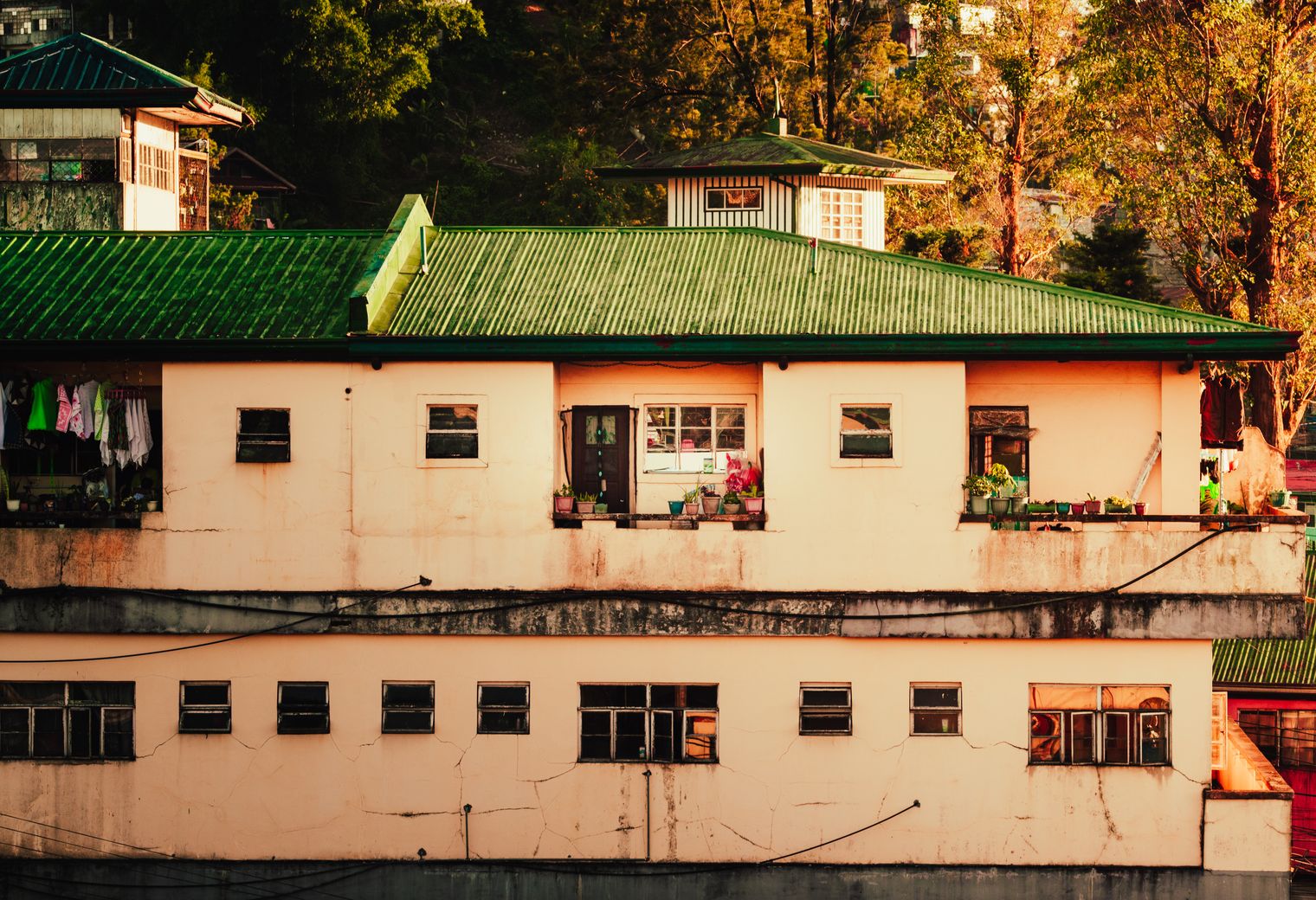 Docking — professional movers carrying furniture on a house move