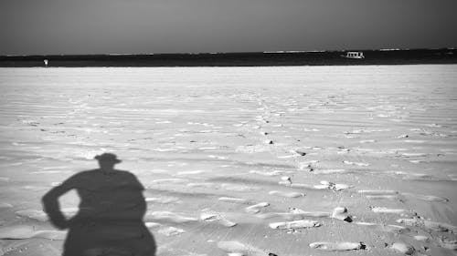 Shadow on Galu Beach