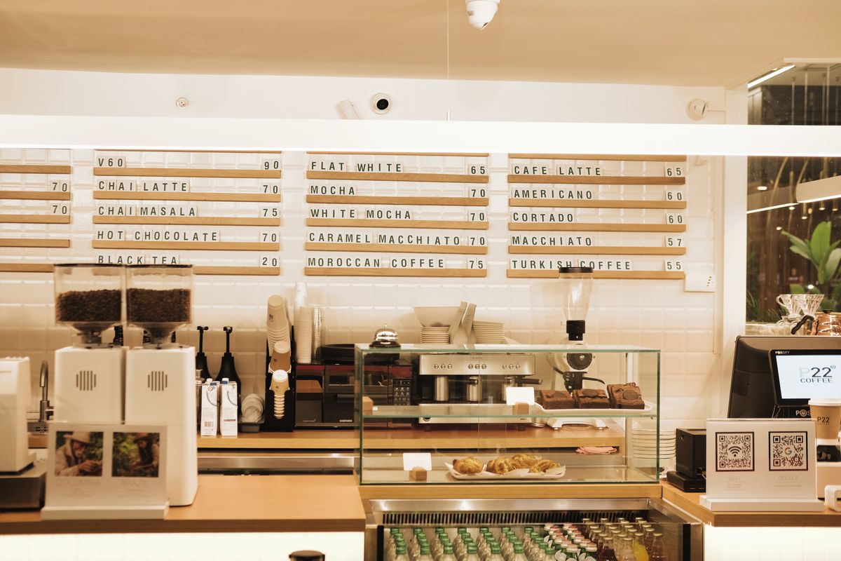 Cafe counter