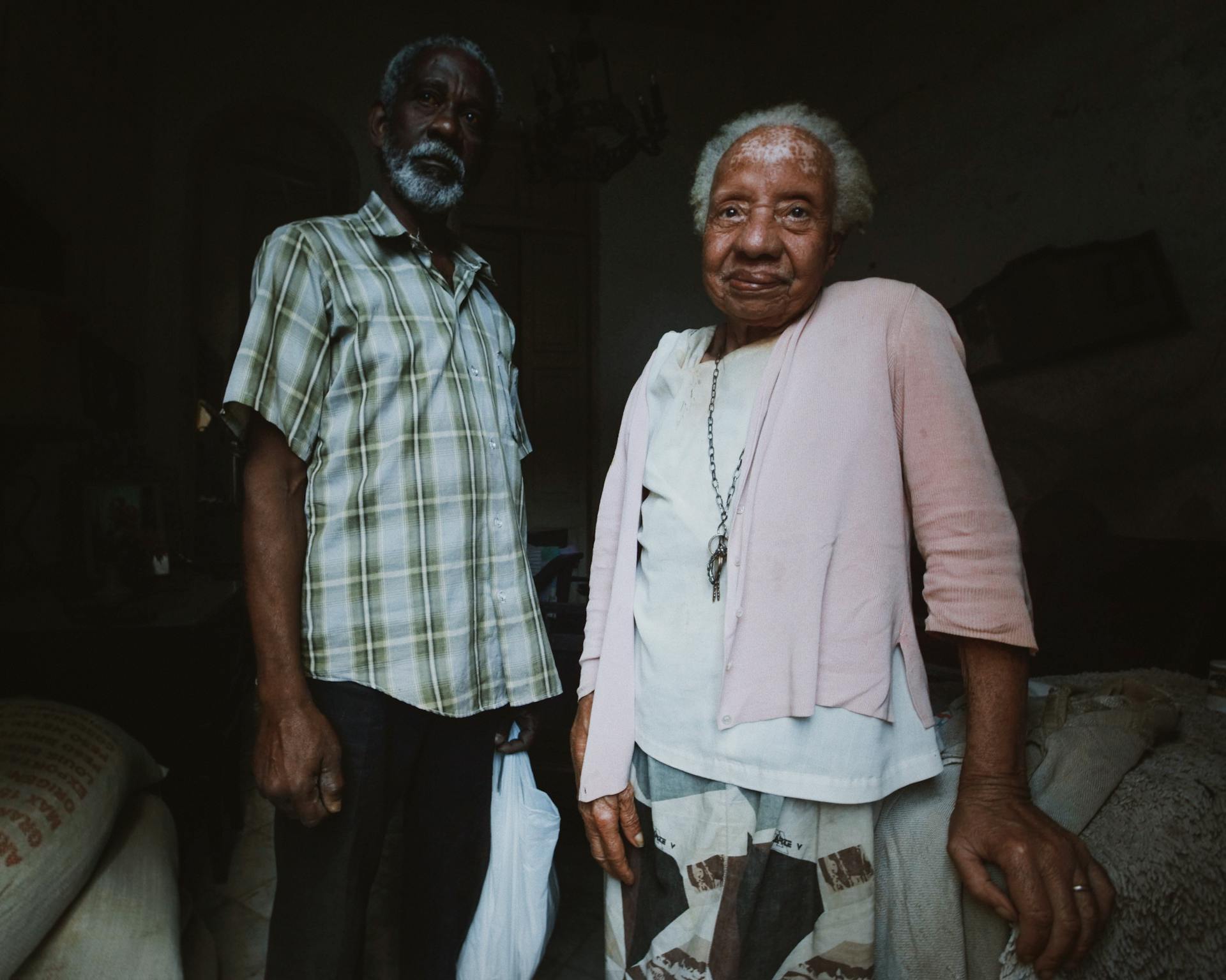 Senior Couple in Their House