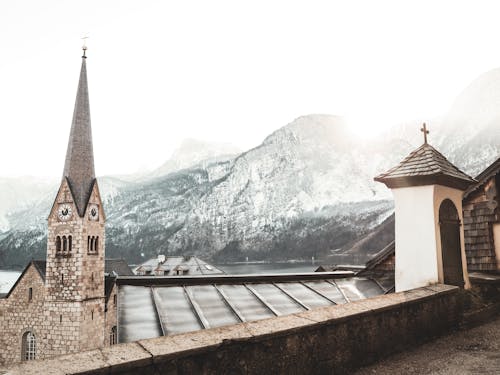 A Church Tower, Hallstatt, Austria