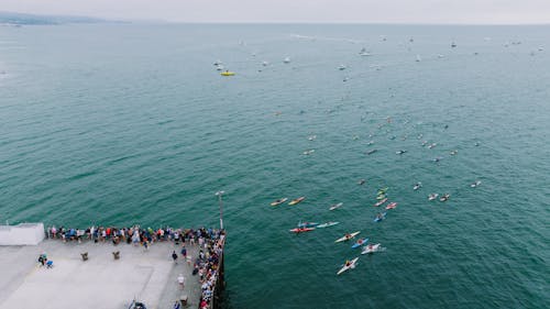 Boats on Sea 