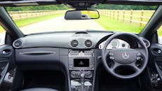 Black Mercedes Benz Car Interior