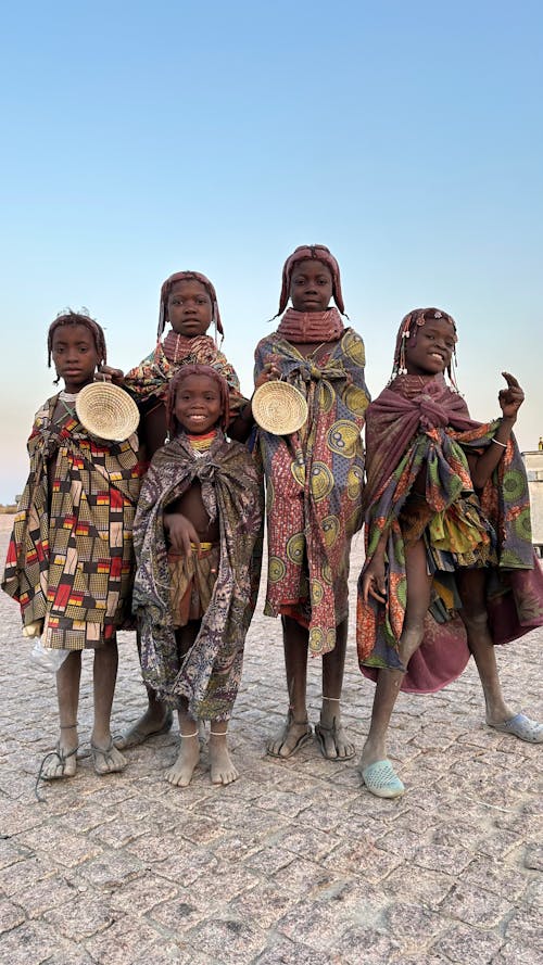 Children in Traditional Clothing