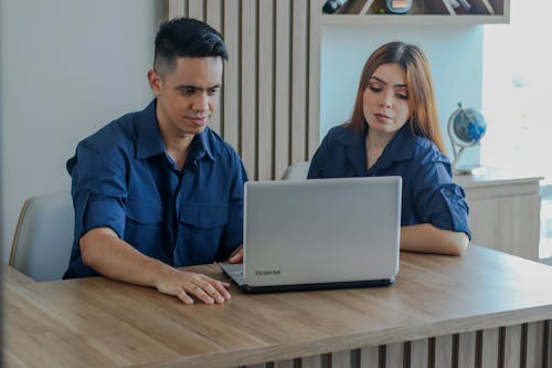 Free stock photo of couple, office