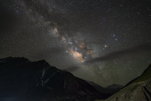 Fotografia Drogi Mlecznej Wykonana W Dolinie Spiti W Himachal Pradesh