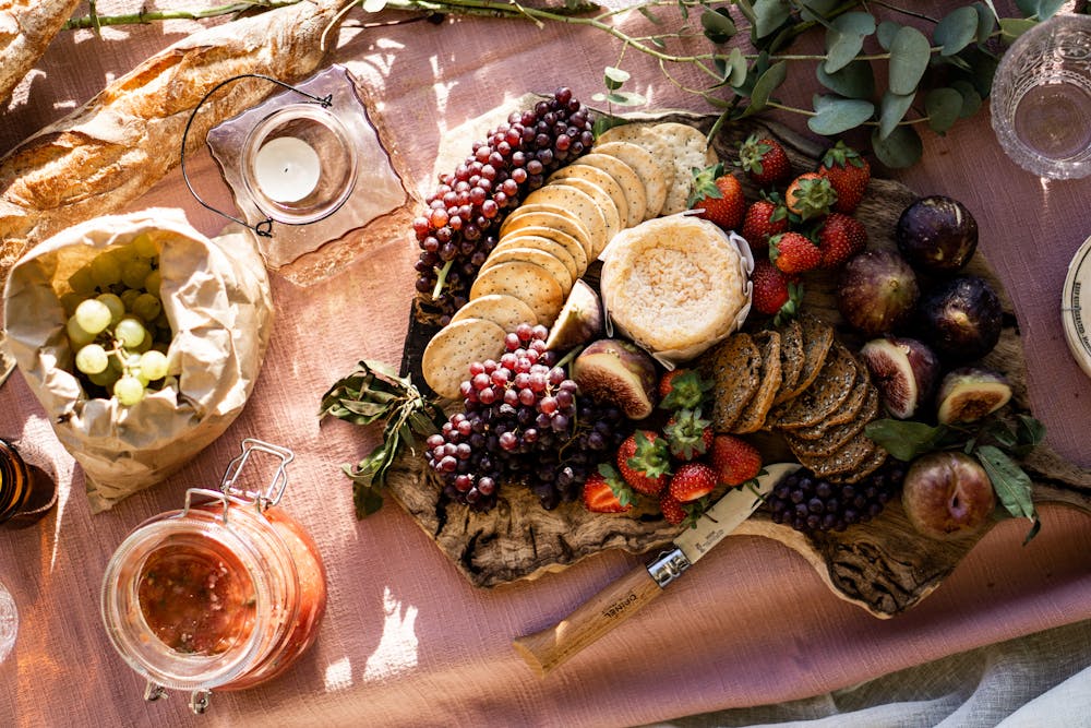 Brie and Fig Jam Crostini