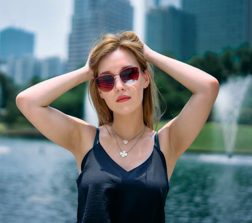 Portrait of Woman in Sunglasses