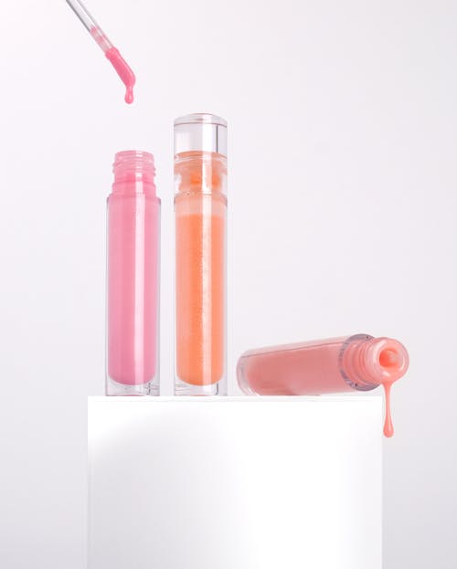 Colorful Vials of Cosmetic