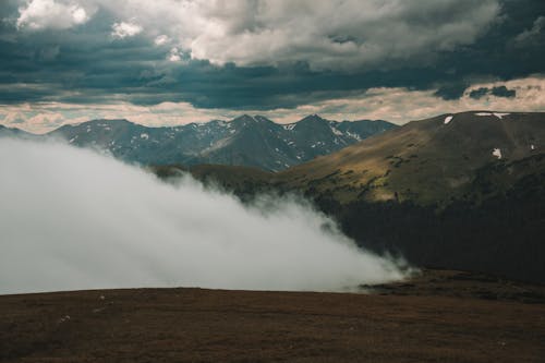 Základová fotografie zdarma na téma hory, kouř, krajina