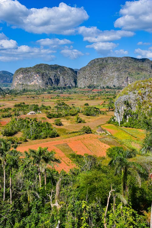 View of the Vinales Valley in Cuba 
