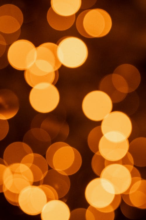 Blurred Orange Lights