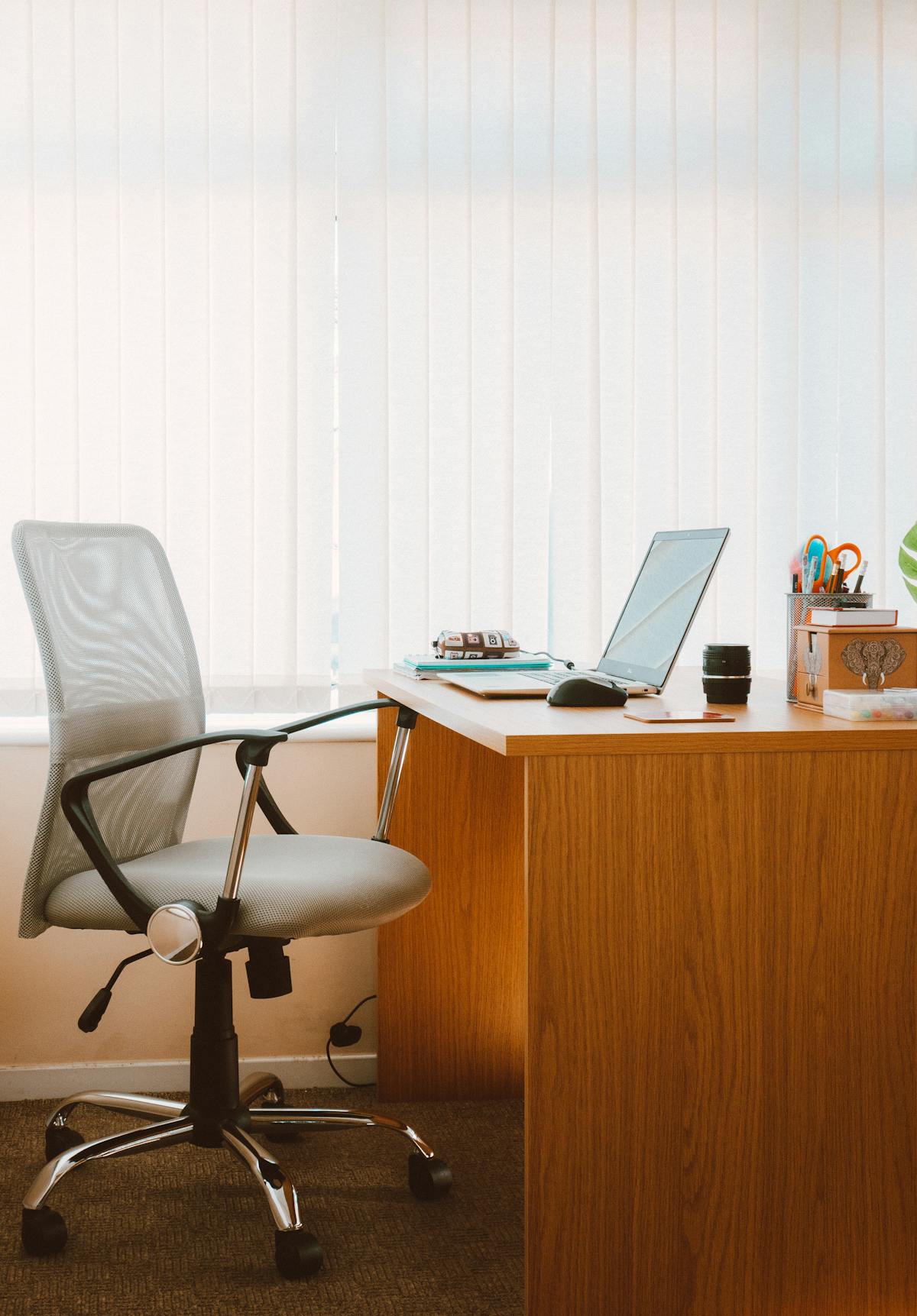 Comfortable therapy office setting with chairs and natural lighting