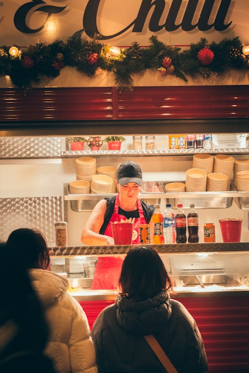 Woman Selling Food 