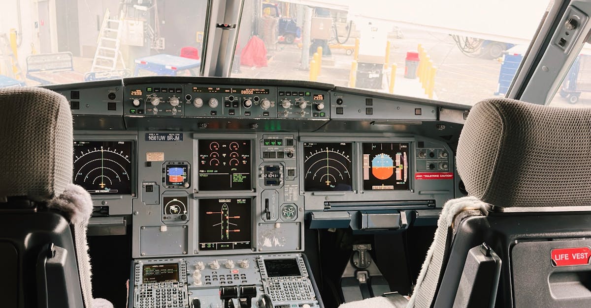 Cockpit In A Plane Free Stock Photo cockpit-in-a-plane-free-stock-photo