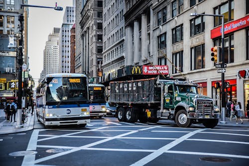 Imagine de stoc gratuită din camion, clădiri înalte, new york