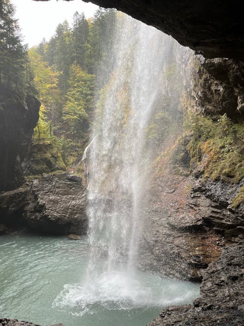 Foto stok gratis air terjun, alam, aliran