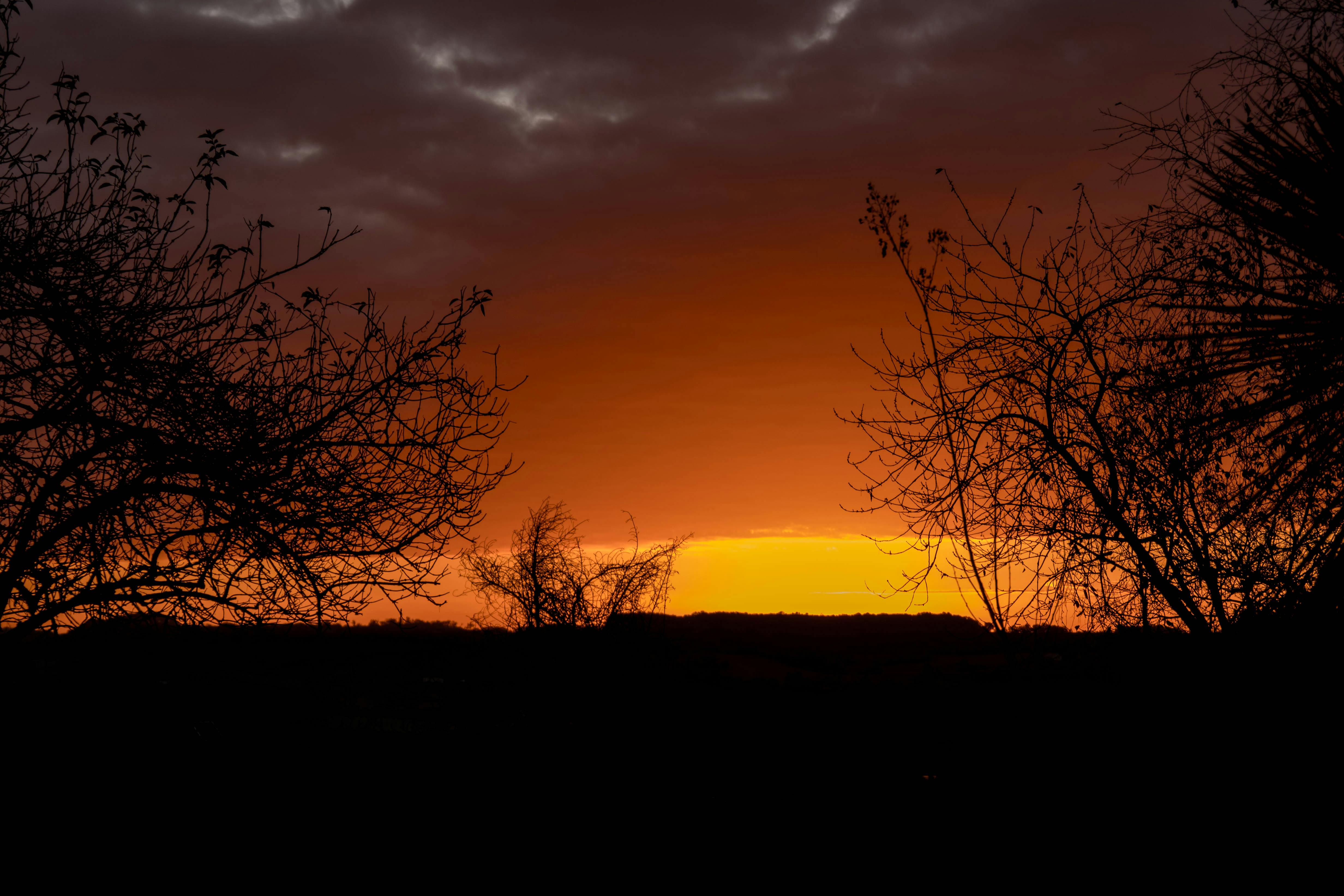 Dramatic Sunset Sky · Free Stock Photo