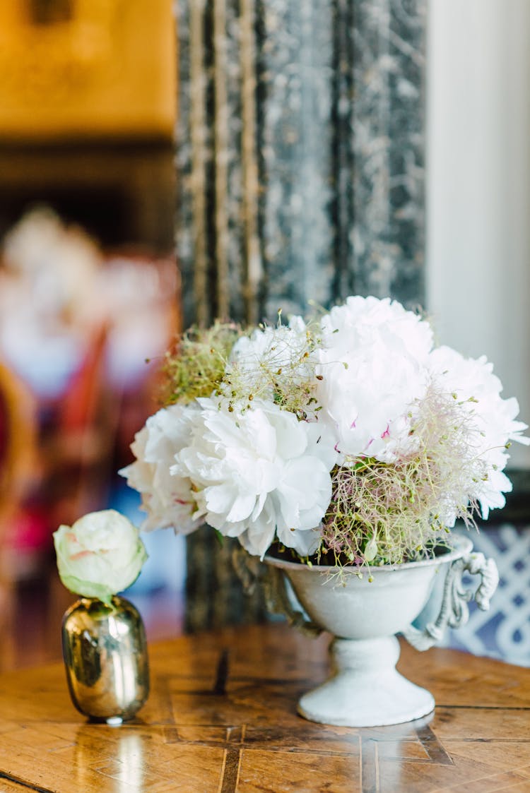 White Flowers On The Table