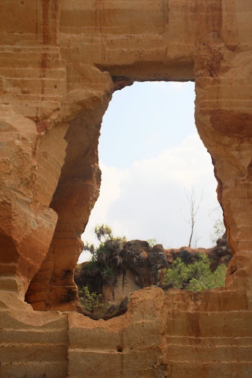 Hole in the Sandstone Wall