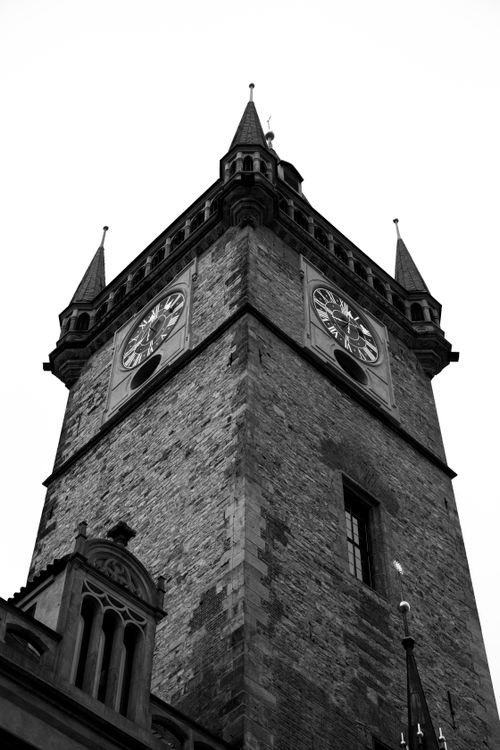 Historical Clock Tower with Gothic Architecture · Free Stock Photo