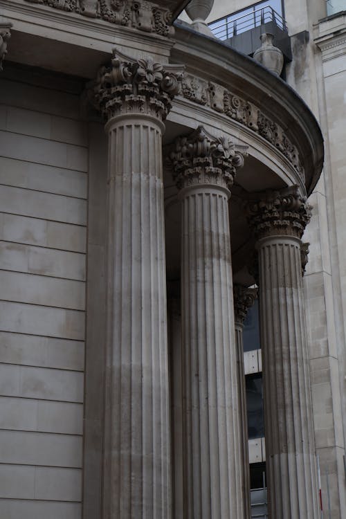 Columns in a Bank Museum of England