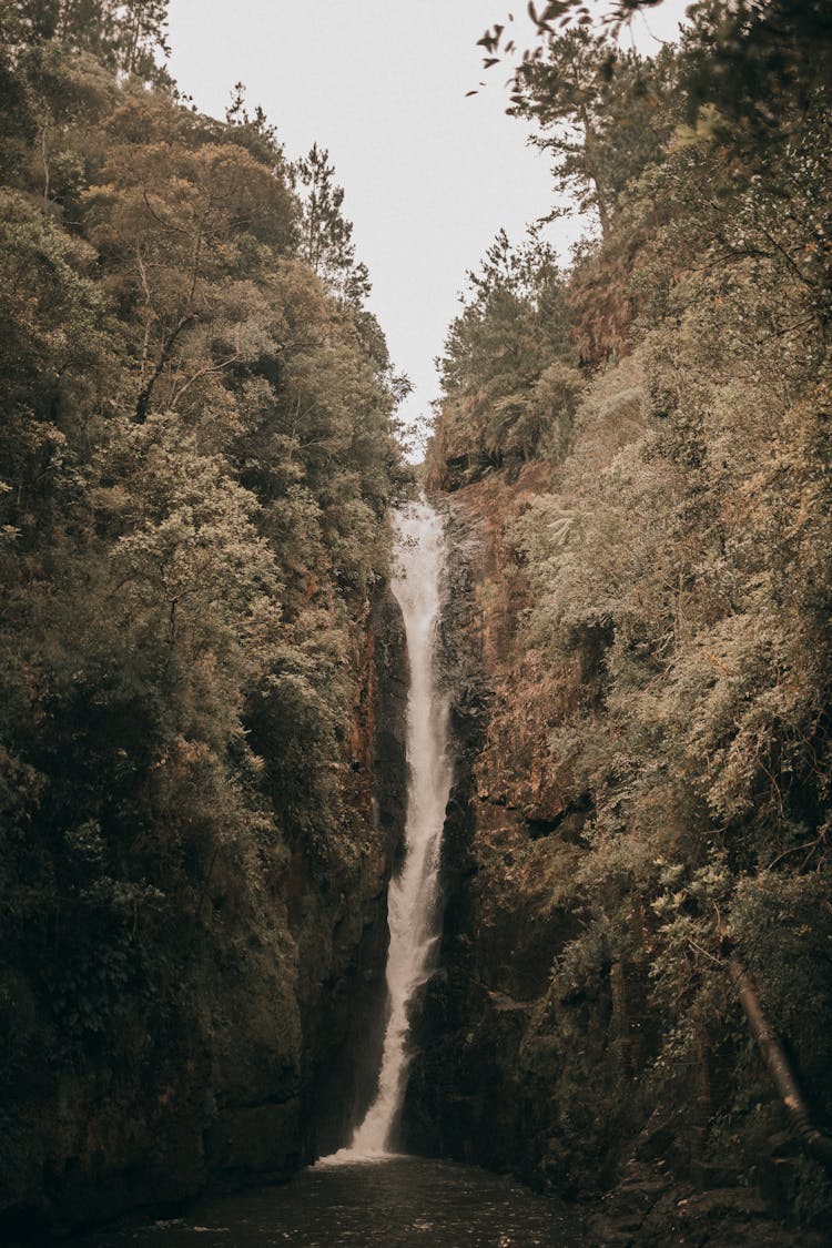 Waterfall And River Landscape