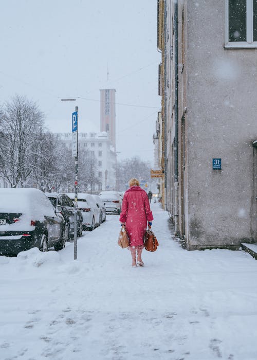 人行道, 停, 冬季 的 免费素材图片
