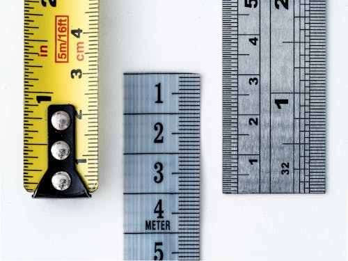 Measuring Tapes on a Desk