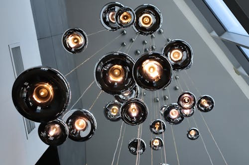 Lamps Hanging from Ceiling