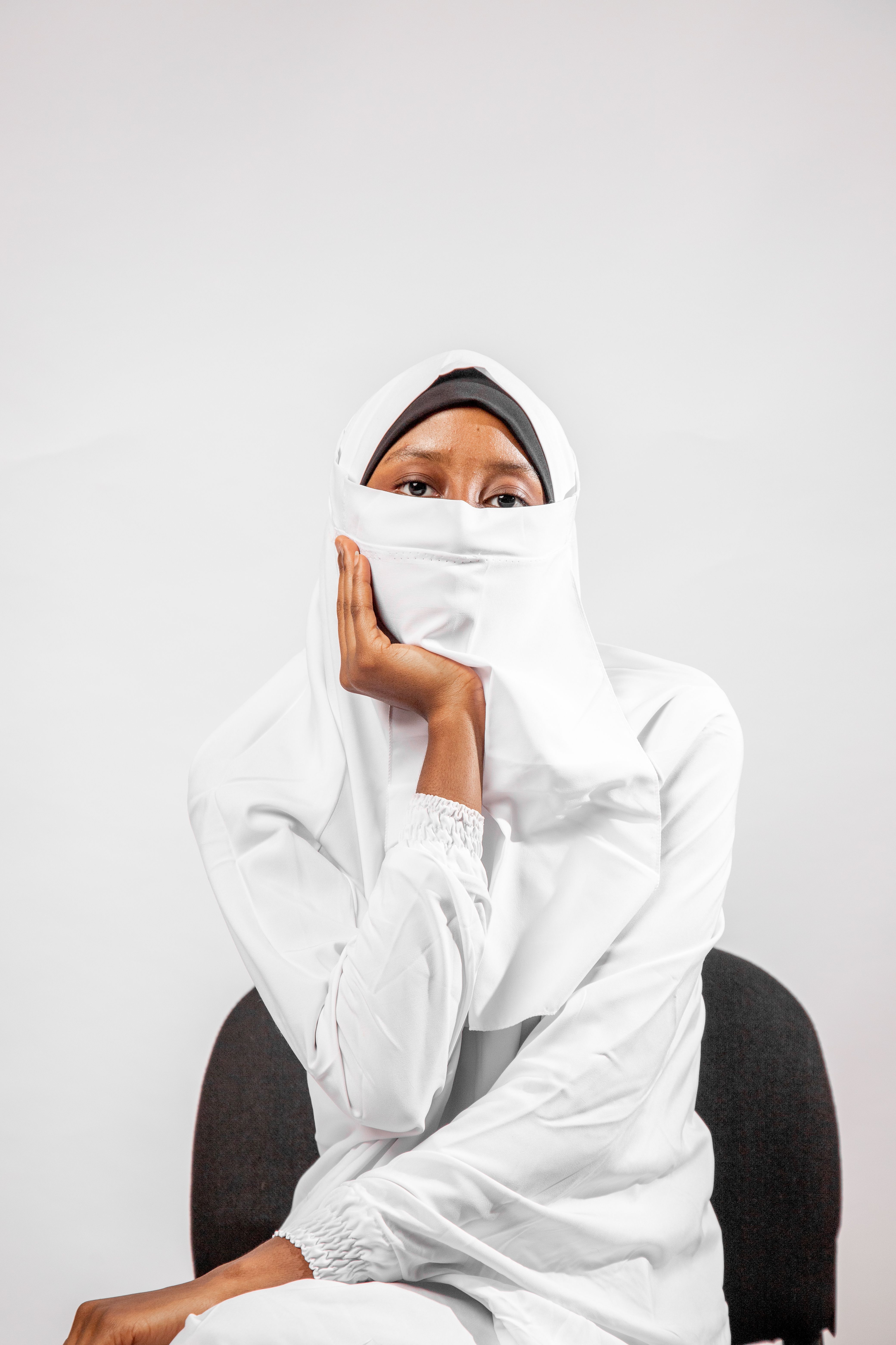Portrait of an African Woman with a Headscarf · Free Stock Photo