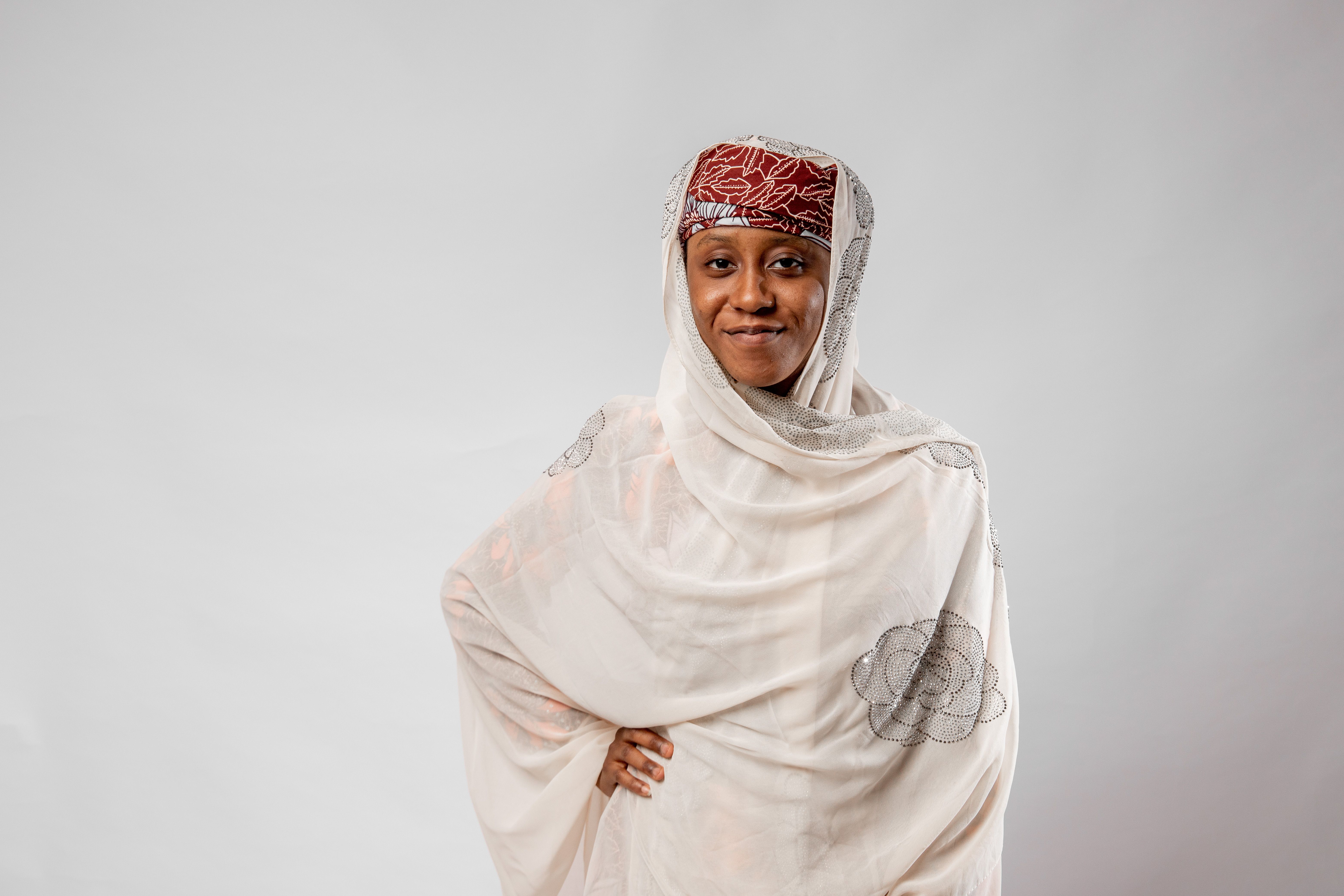 Portrait of an African Woman with a Headscarf · Free Stock Photo
