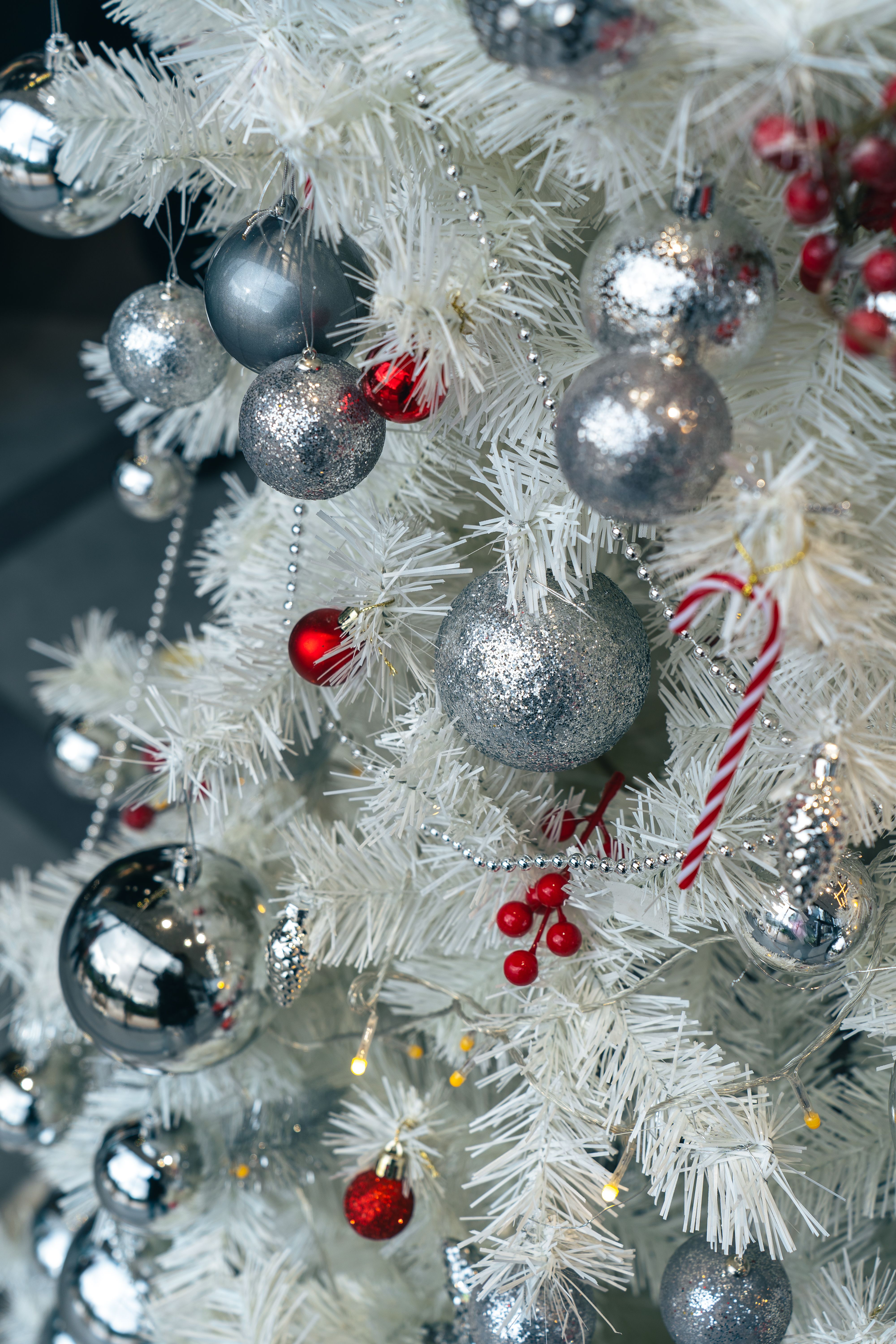 Nœud De Décoration Noël En Satin 117 Cm - Avec Armature Métallique, Réutilisable - Pour Sapin, Couronne, Mariage, Voiture - Blanc - 6