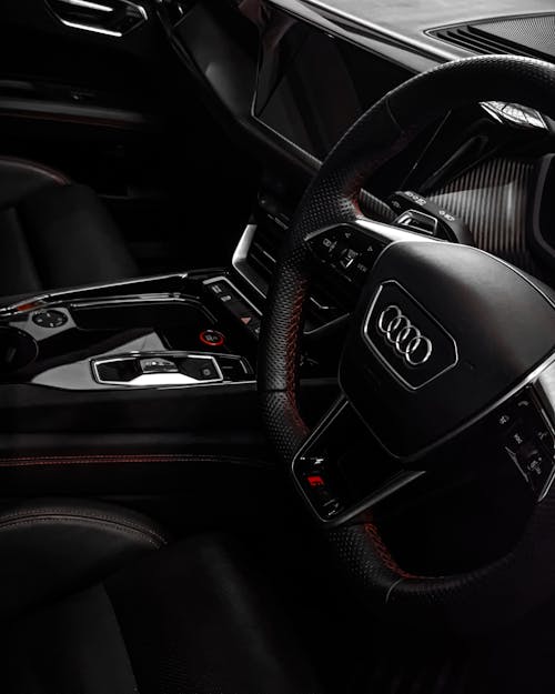 Steering Wheel in Audi Car