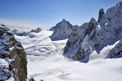 冬季, 山, 岩石形成 的 免費圖庫相片