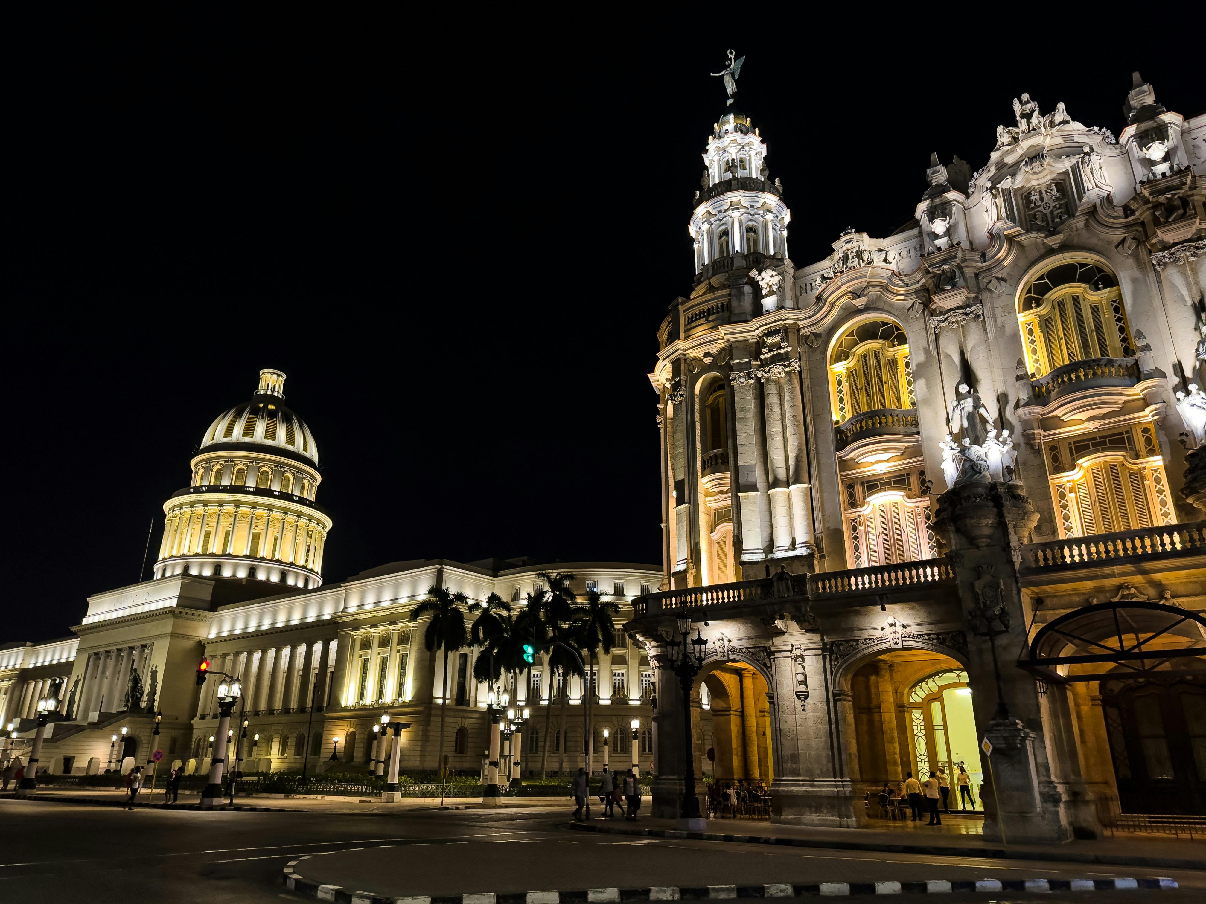 Havana skyline darkened during a power outage