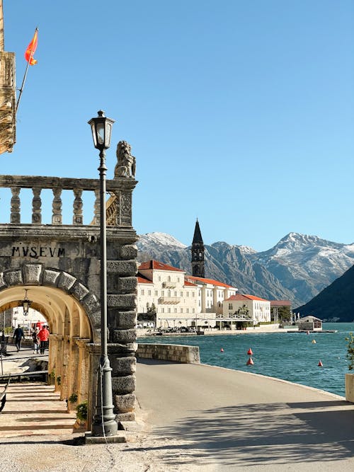 perast, 地標, 垂直拍攝 的 免費圖庫相片