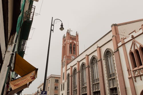 View of a Church in a City 