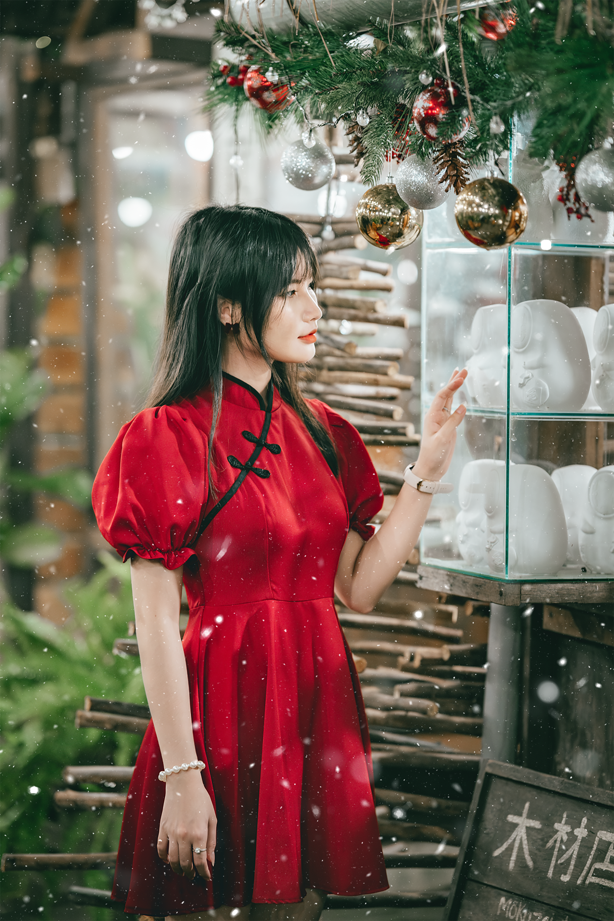 strapless open back dress Plus Size Xmas Christmas Holiday Festive Long Red Dress