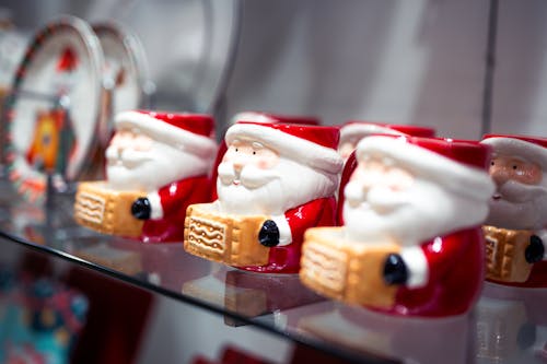 Santa Claus Decoration on Shelf