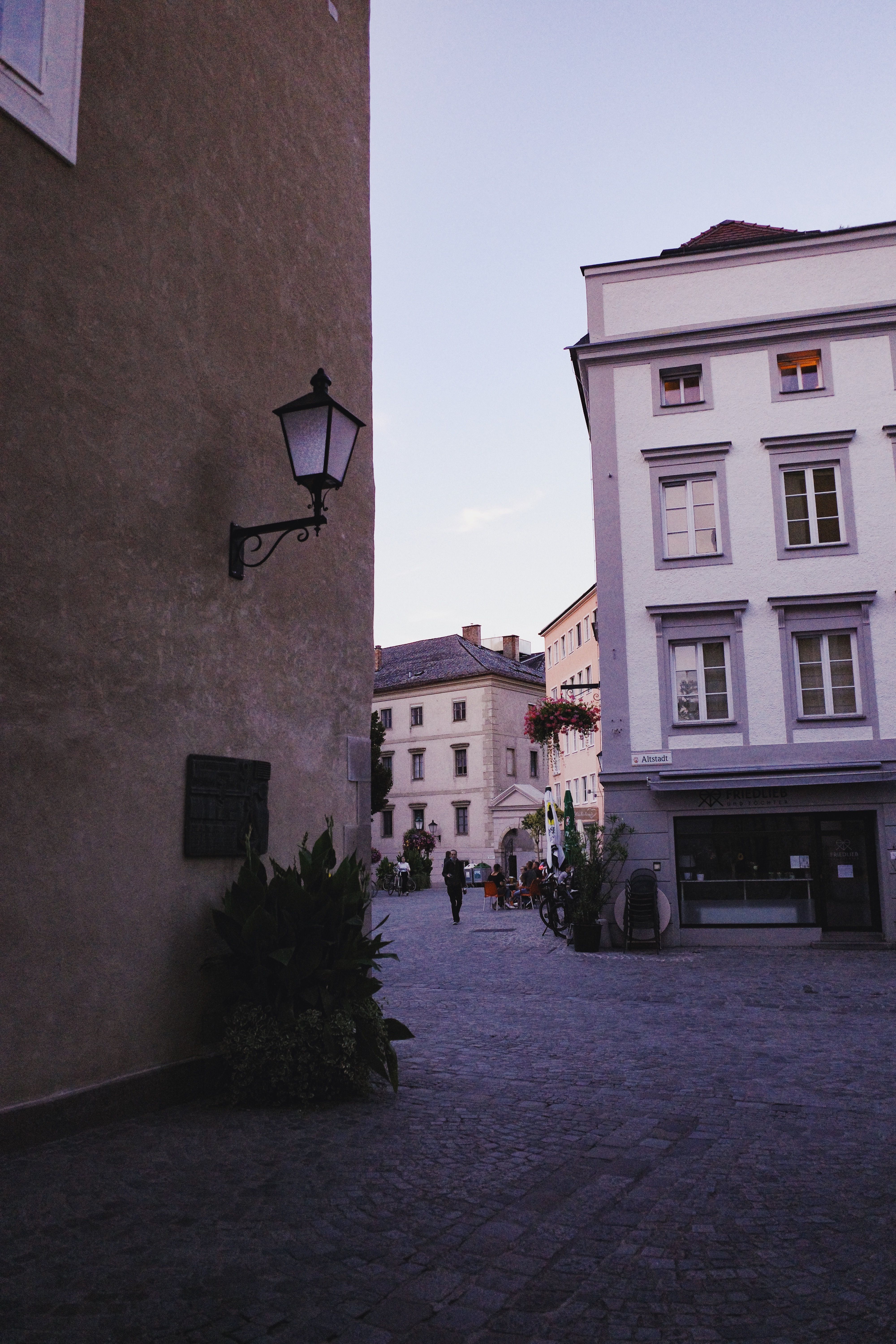 A Cobblestone Alley between Buildings in a Town · Free Stock Photo