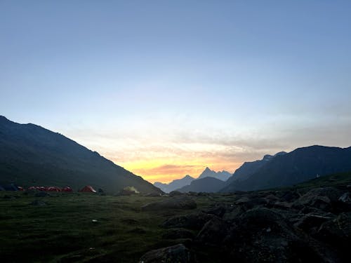 meersameerclicks, 山岳, 日没の無料の写真素材