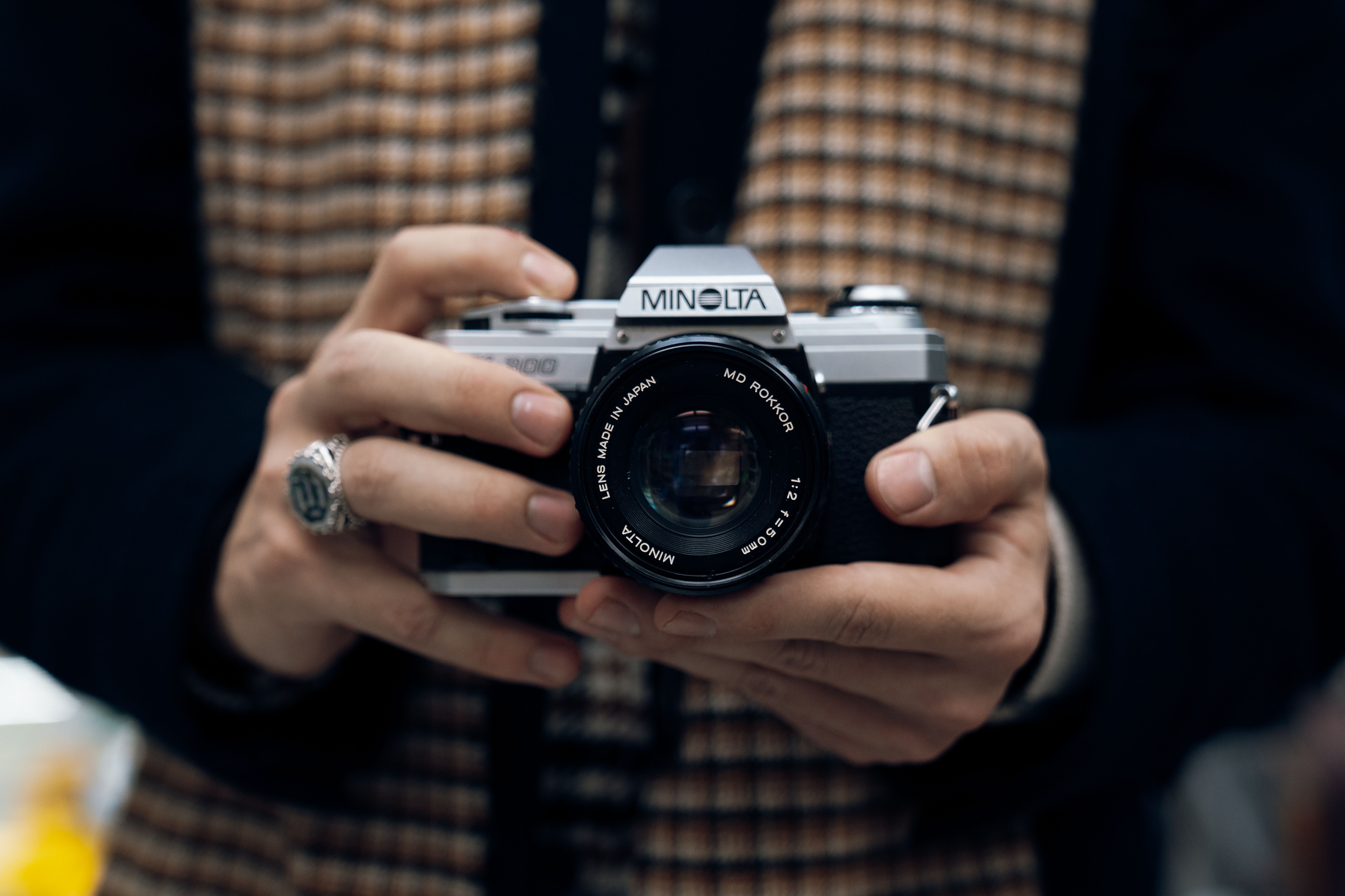 Camera in Hands · Free Stock Photo