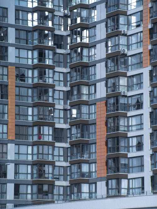 Apartment Building Windows