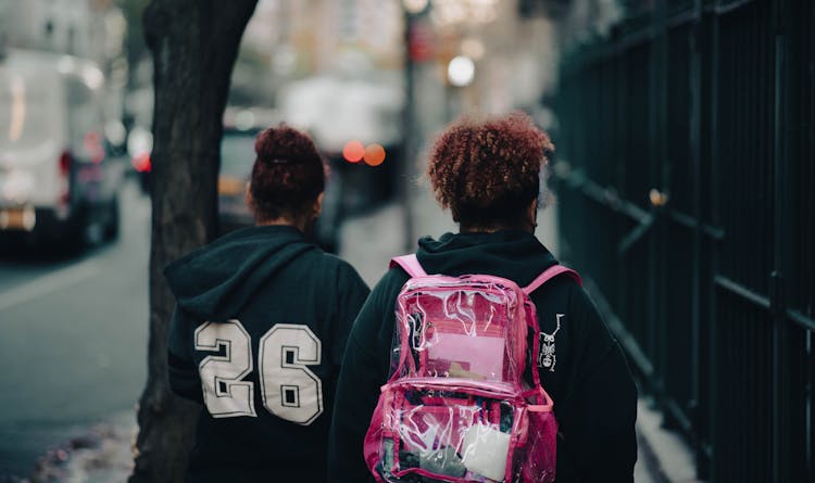 Students Going To School