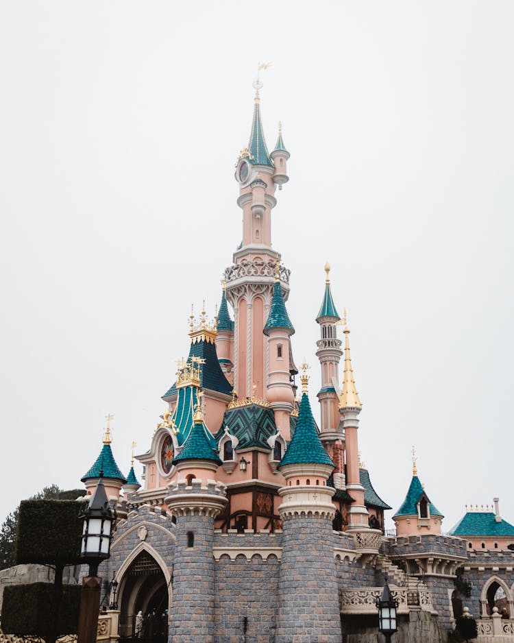 Disney Castle In Disneyland, Paris, France