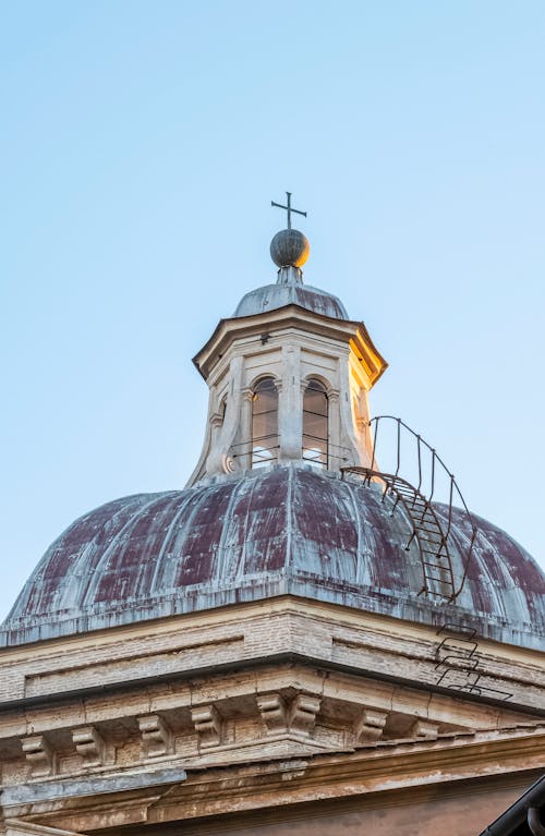 Free Baroque Catholic Church Dome Stock Photo